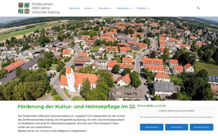 Screenshot of aubing1000.de