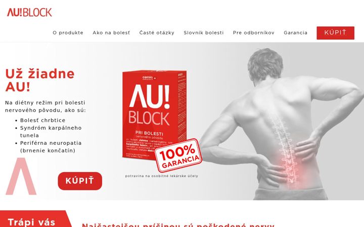 Screenshot di aublock.sk