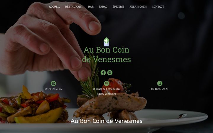 Screenshot of auboncoindevenesmes.fr