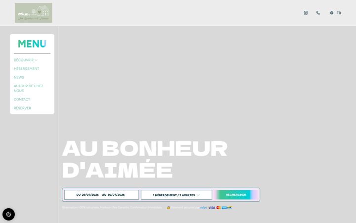 Screenshot of aubonheurdaimee.be
