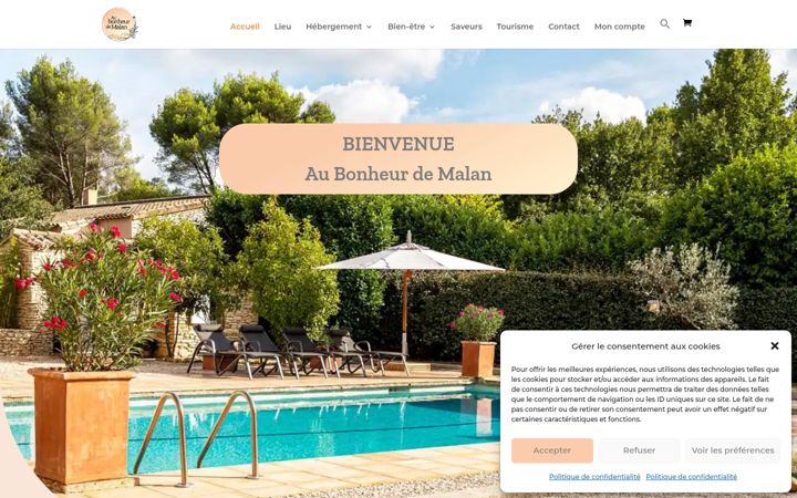 Screenshot του aubonheurdemalan.fr