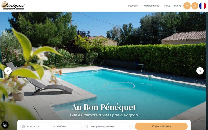 Screenshot of aubonpenequet.com