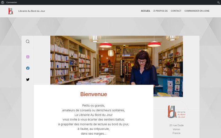 Screenshot of auborddujour.fr