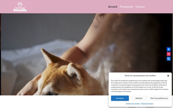 Skärmbild av auboudoirdemaolia.fr