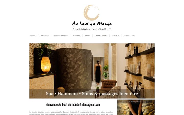 Screenshot of auboutdumonde.eu