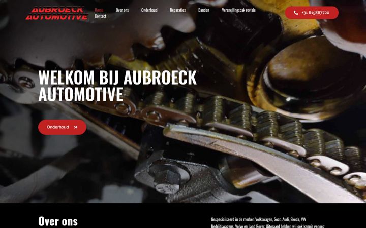 Screenshot of aubroeck-automotive.nl