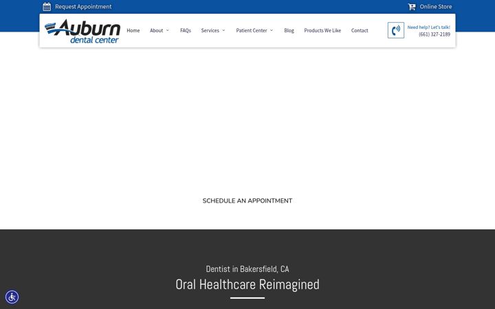 Screenshot of auburndentalgroup.com