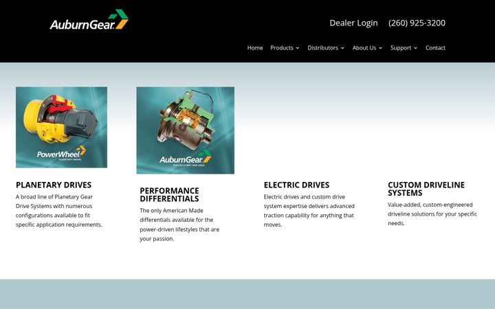 Screenshot of auburngear.com