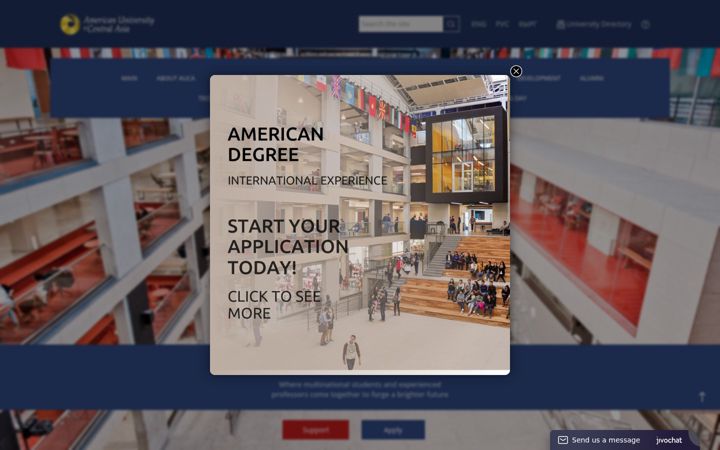 Screenshot of auca.kg