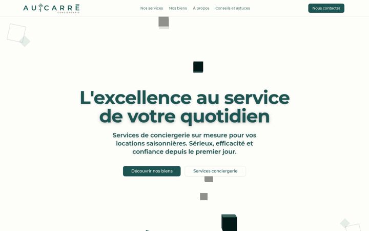 Screenshot of aucarreconciergerie.com