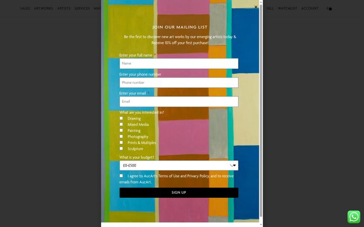 Screenshot of aucart.com