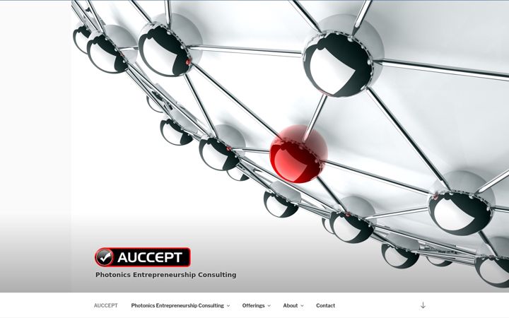 Captura de pantalla de auccept.com