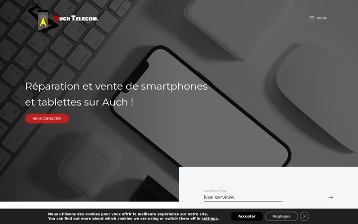 Screenshot of auch-telecom.fr