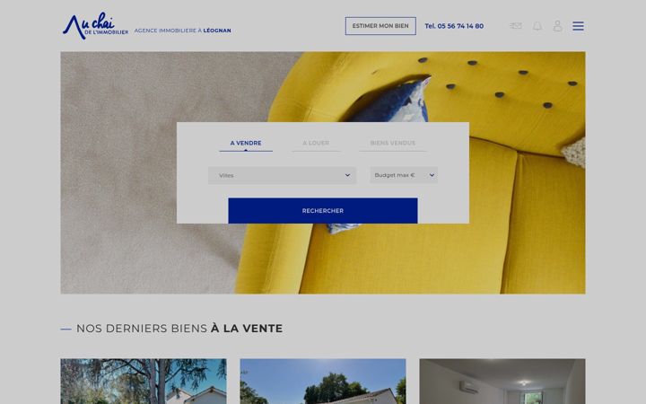 Skjámynd af auchai-immobilier.fr