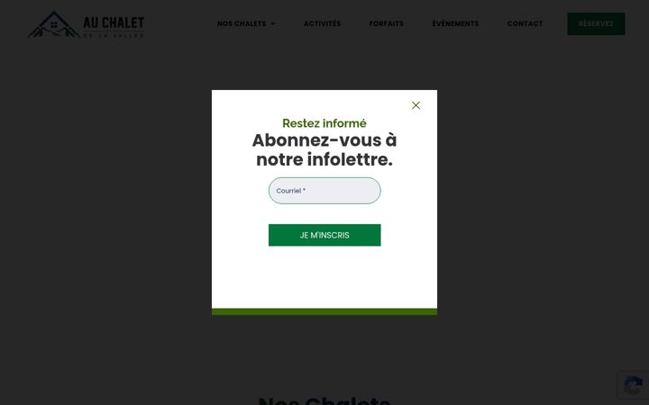 Screenshot of auchaletdelavallee.com