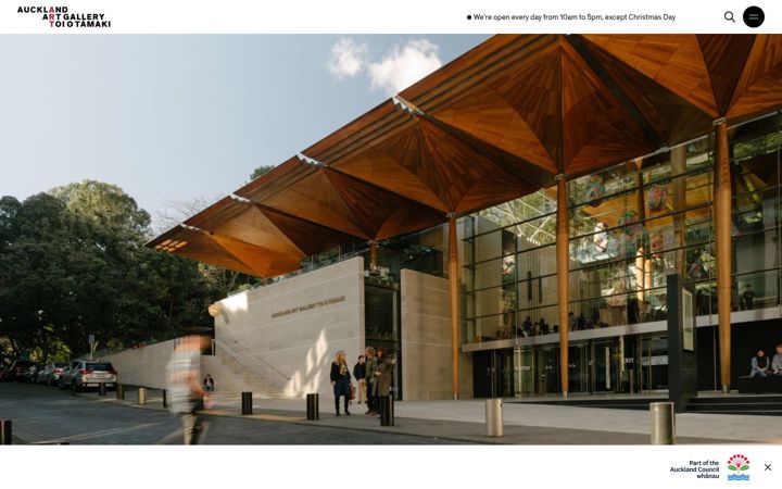 Screenshot von aucklandartgallery.com