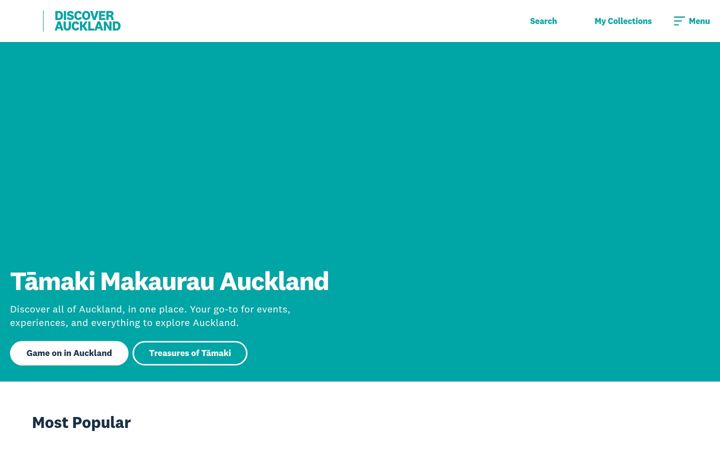 Screenshot of aucklandnz.com