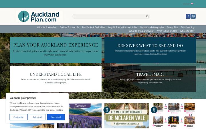Screenshot of aucklandplan.com