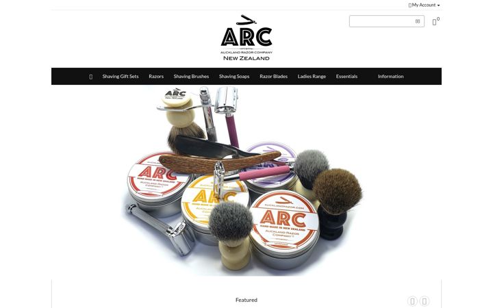 Skjermbilde av aucklandrazor.com