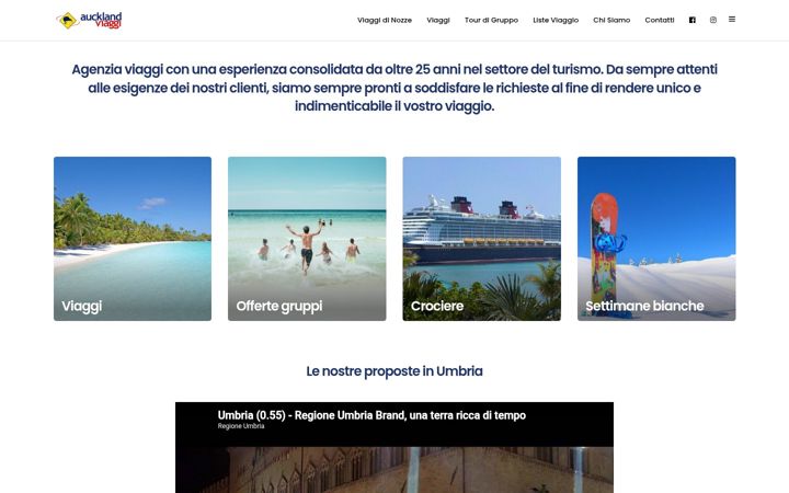 Screenshot of aucklandviaggi.com