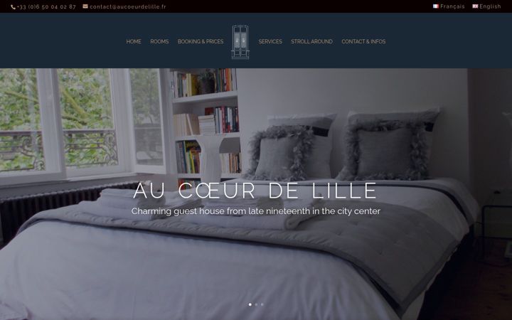 Screenshot of aucoeurdelille.fr