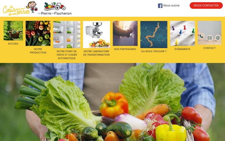 Screenshot of aucoeurdenosterres.com