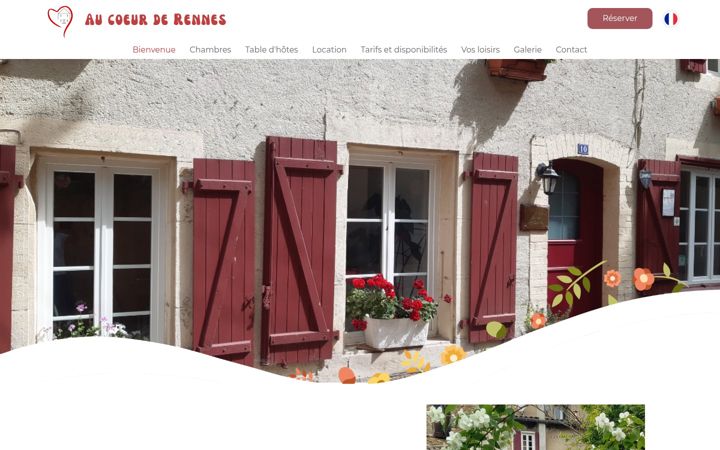 Screenshot von aucoeurderennes.com