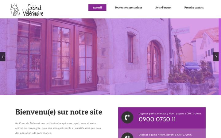 Screenshot of aucoeurderolle.ch