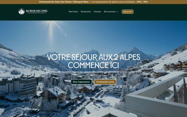 Screenshot von aucoeurdescimes.net