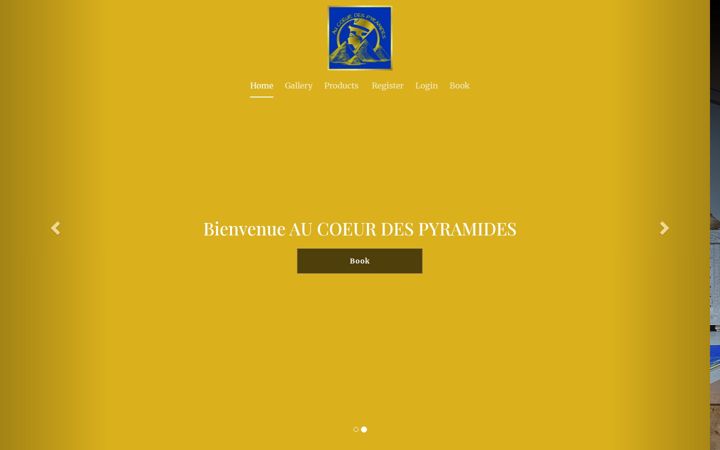 Screenshot von aucoeurdespyramides.re