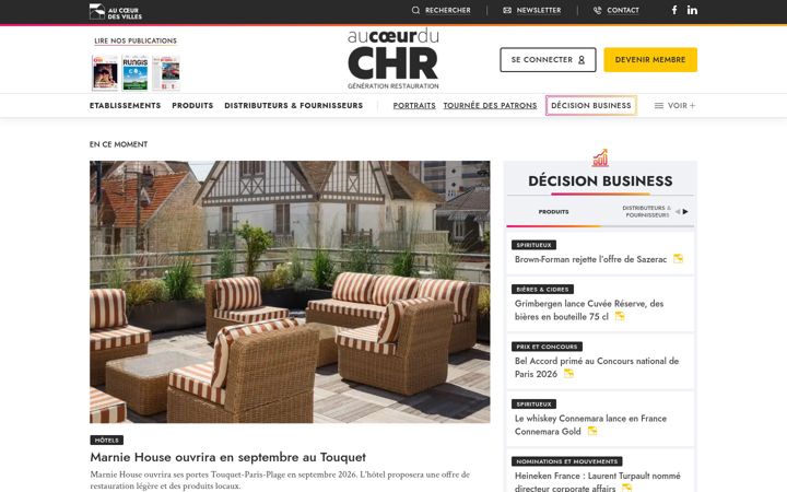 Screenshot of aucoeurduchr.fr