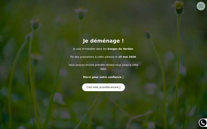 Screenshot von aucoeurdumassage.com