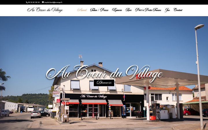 Screenshot του aucoeurduvillage47.fr