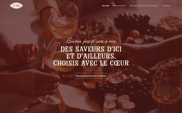 Screenshot of aucomptoirdemargot.com