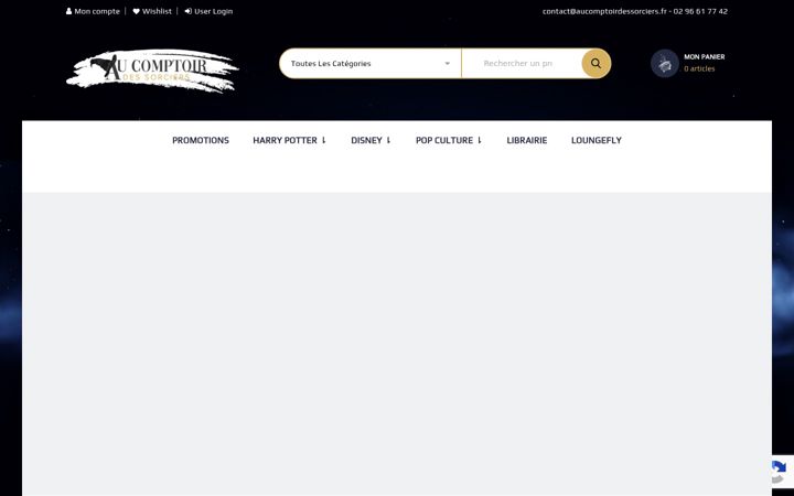 Screenshot of aucomptoirdessorciers.fr