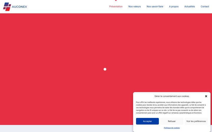 Screenshot of auconex.fr