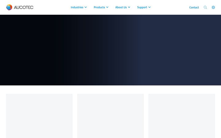 Screenshot of aucotec.com