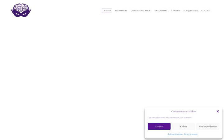 Screenshot of aucreuxdumasque.com