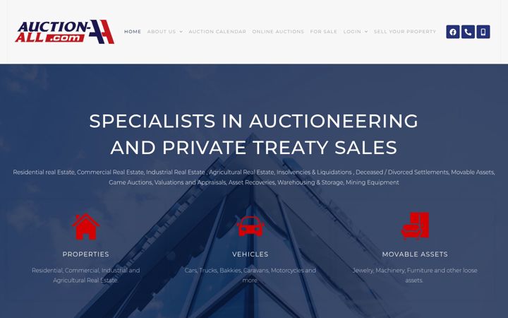 Screenshot of auction-all.com