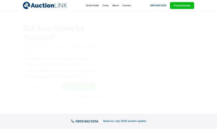Captura de pantalla de auction-link.org.uk