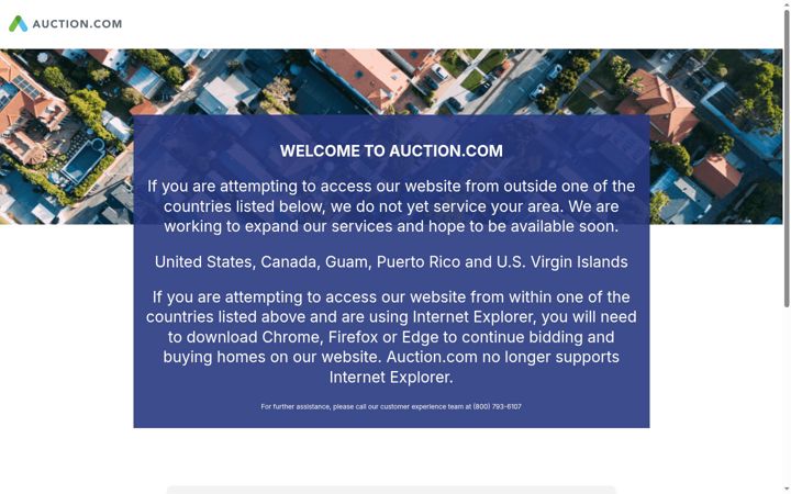 Skjermbilde av auction.com