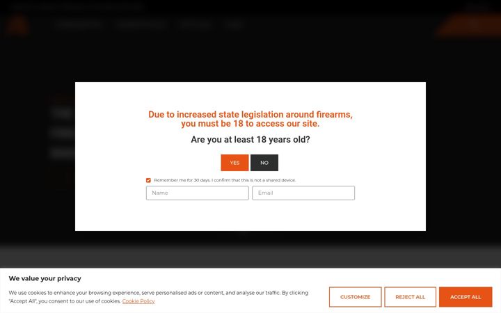 Screenshot of auctionarmory.com