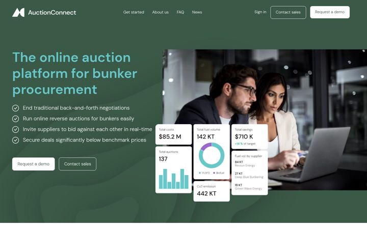 Screenshot of auctionconnect.com