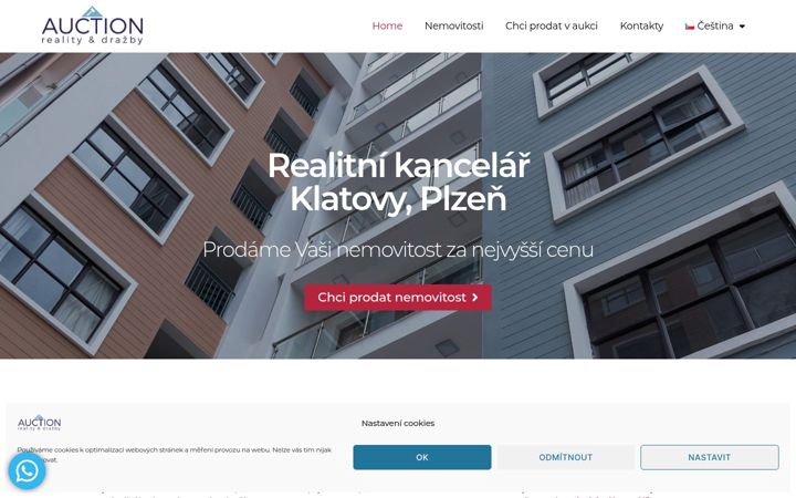 Screenshot ta' auctionreality.cz