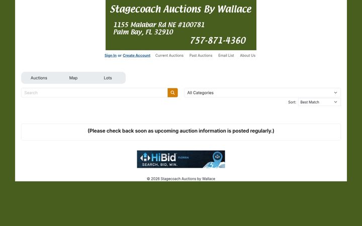 Screenshot of auctionsbywallace.com