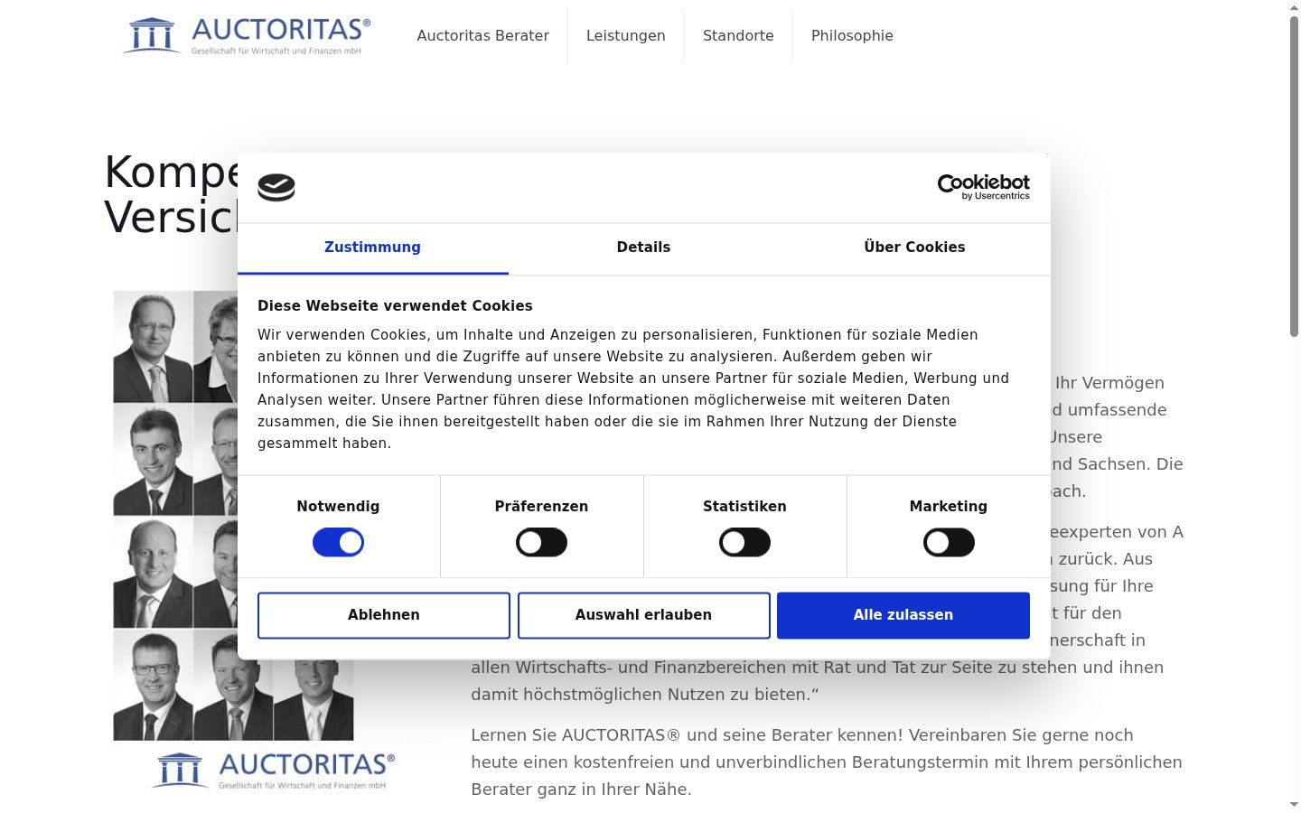 Screenshot tal-banner tal-kunsens muri qabel kwalunkwe interazzjoni