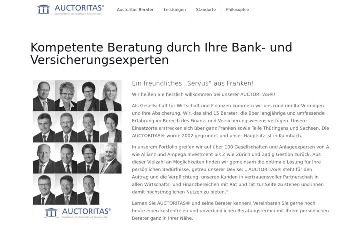 Screenshot of auctoritas-gmbh.de
