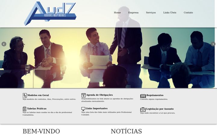 Screenshot of aud7.com.br