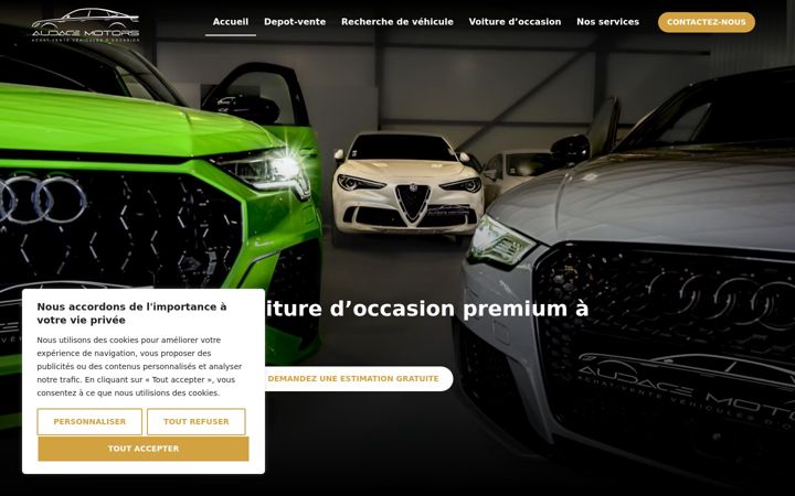 Screenshot of audacemotors.fr