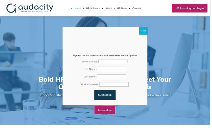 Kuvakaappaus sivustosta audacityhr.com